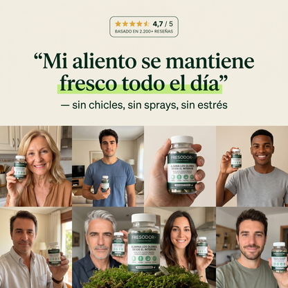FRESODOR+ | Elimina el mal olor y la vergüenza social desde dentro en menos de 7 días
