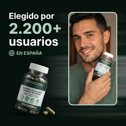 FRESODOR+ | Elimina el mal olor y la vergüenza social desde dentro en menos de 7 días