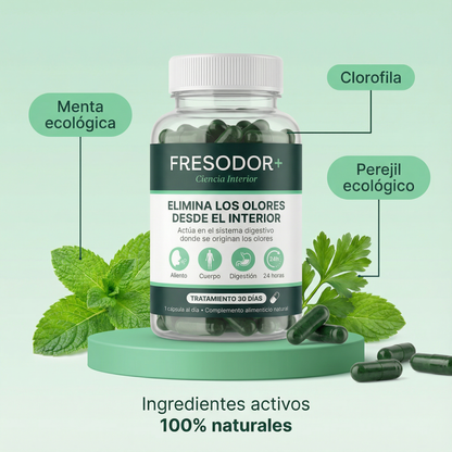 FRESODOR+ | Elimina el mal olor y la vergüenza social desde dentro en menos de 7 días