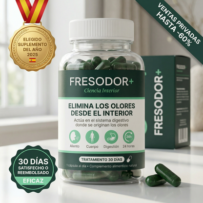 FRESODOR+ | Elimina el mal olor y la vergüenza social desde dentro en menos de 7 días