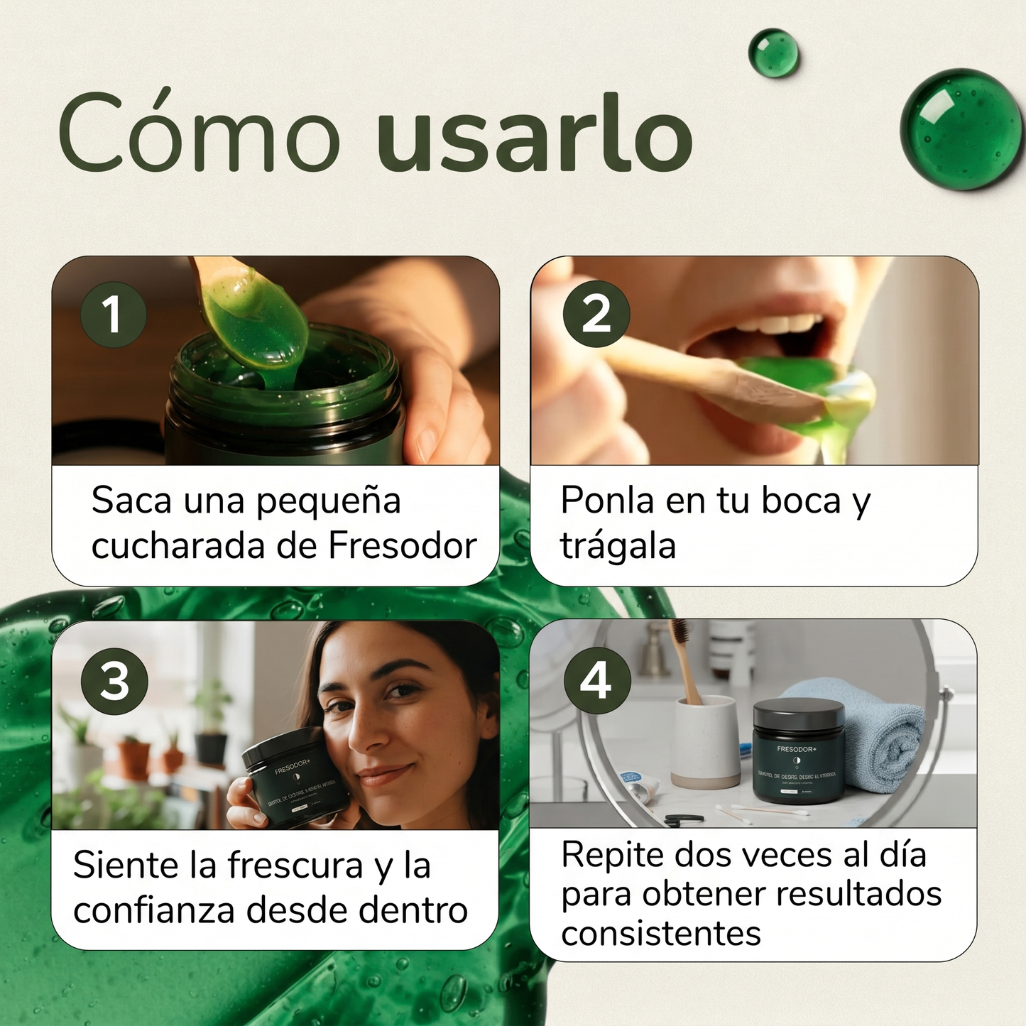 FRESODOR+ | Complemento Herbal En Gel Antiolor