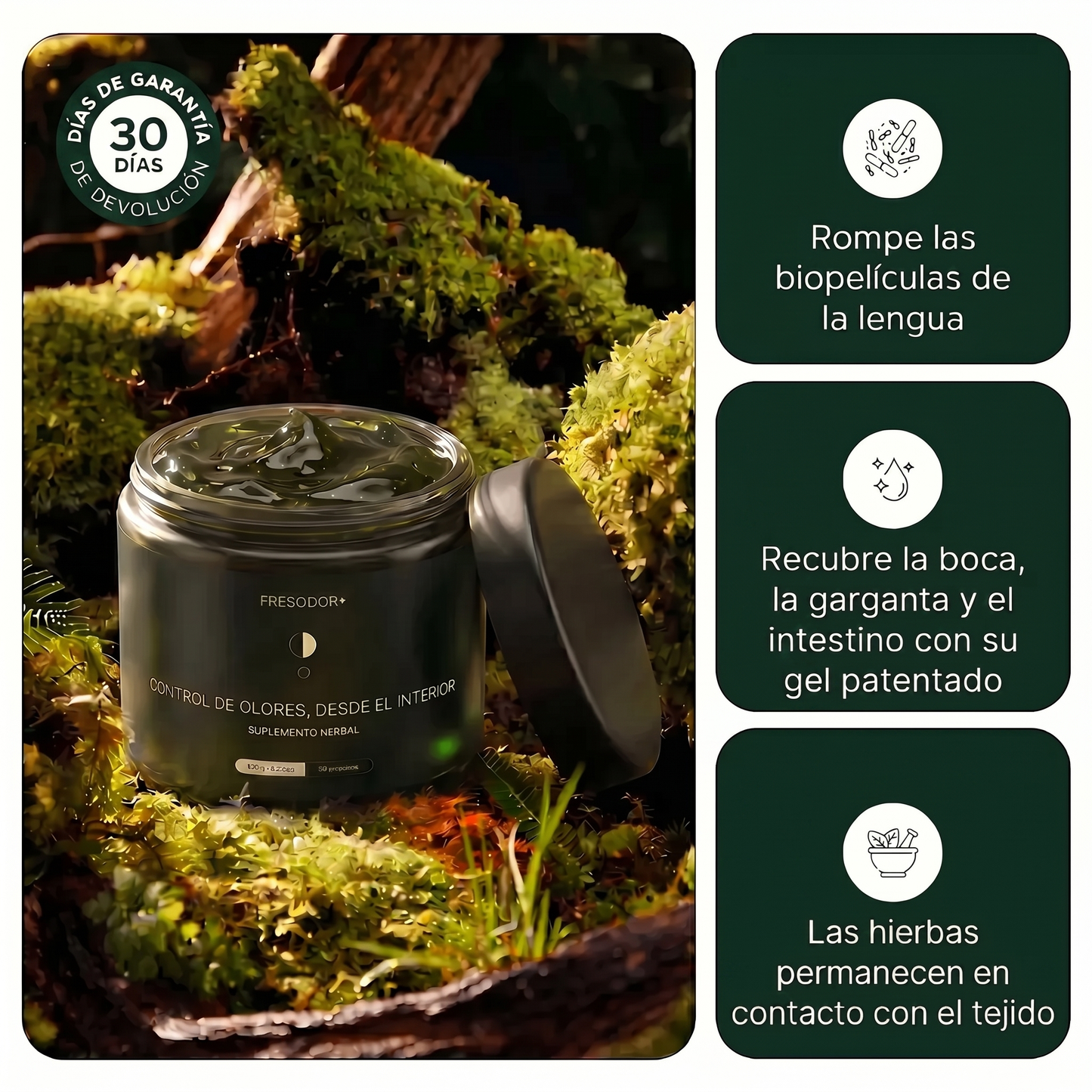 FRESODOR+ | Complemento Herbal En Gel Antiolor